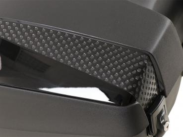 Junior Topcase 55 Flash - glanz-schwarze Blenden
