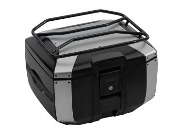 Xcore Topcase 40 für Smartrack schwarz mit silberner Blende