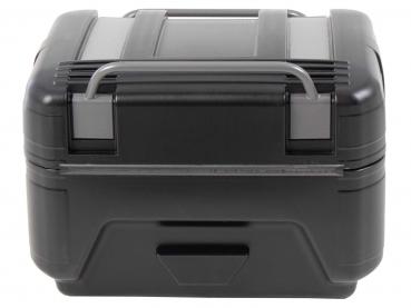 Gobi Topcase Black Edition - schwarz mit silbernen Inlays