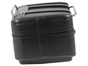 Gobi Topcase Black Edition - schwarz mit silbernen Inlays