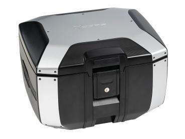 Xcore Topcase 40 für Smartrack schwarz mit silberner Blende