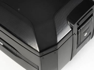 Preview: Xcore Topcase 40 für Smartrack schwarz mit schwarzer Blende