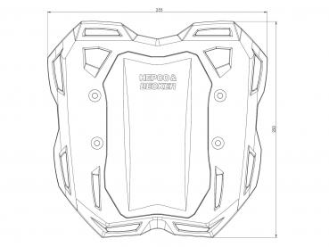 Preview: Smartrack Heckträger schwarz für CF Moto 1000 MT-X (2026-)