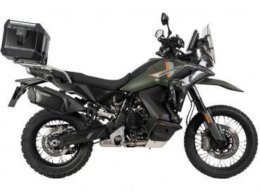 Preview: Hepco&Becker Easyrack Topcaseträger Schwarz für CF Moto 1000 MT-X (2026-) – für Originalbrücke