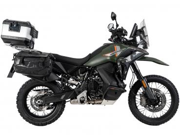 Preview: Hepco&Becker Easyrack Topcaseträger Schwarz für CF Moto 1000 MT-X (2026-) – für Originalbrücke