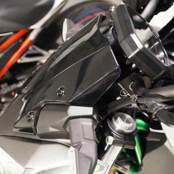 Preview: Adapter plate suitable for cockpit fairing suitable for Kawasaki Z650 2019-> using 25 mm Handlebar riser