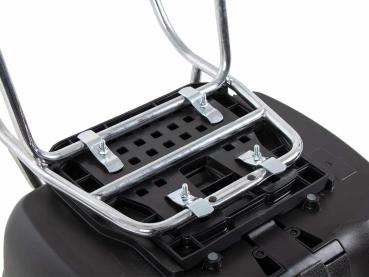 Journey Topcase 50 schwarz inkl. Universaltopcaseplatte für Fremdträger
