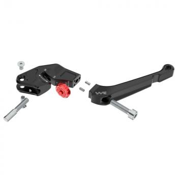 Preview: Bremshebel- und Kupplungshebel Set, CNC gefräst passend für BMW R 1200 R LC (R12WR, 1R12) 15-19 Gold Glänzend Eloxiert