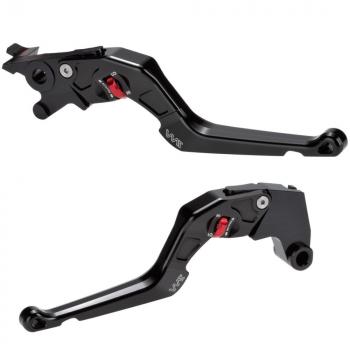 Brake lever and clutch lever set CNC milled suitable for KTM 1290 Super Duke GT red glossy anodized