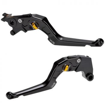 Brake lever and clutch lever set CNC milled suitable for Triumph Speed Twin 900 22- gold glossy anodised