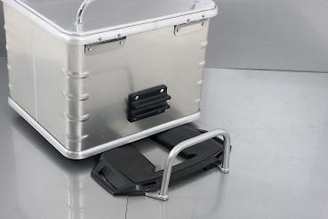 Topcasebügel für Alurack bei Verwendung des Alu Topcase 35 Standard - silber