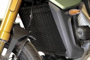 Preview: Radiator Guard made of Magnesium-Aluminum for Moto Guzzi V 100 S MANDELLO