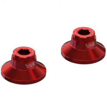 Lenkererhöhung 20 mm passend für Ducati DesertX Rot Eloxiert 22-