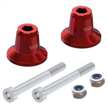 Preview: Lenkererhöhung 30 mm passend für Ducati DesertX Rot Eloxiert 22-