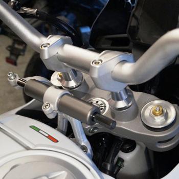 Preview: Lenkererhöhung 30 mm passend für Ducati DesertX Silber Eloxiert 22-