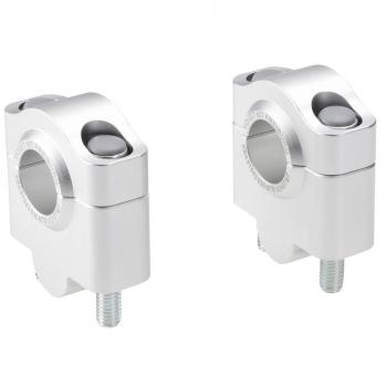 Lenkererhöhung 30 mm passend für Royal Enfield Meteor 350 (Meteor 350) 21- Silber eloxiert
