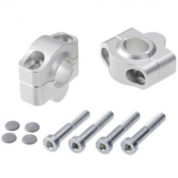 Preview: Lenkererhöhung 20 mm passend für BMW K1 (BMW100) 89-92 Silber Eloxiert