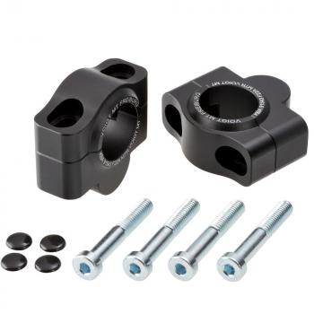 Preview: Lenkererhöhung 20 mm passend für Triumph Tiger 900 24- Schwarz Eloxiert
