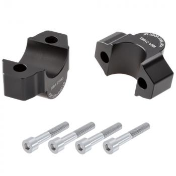 Lenkererhöhung 20 mm passend für Yamaha XT 1200 Z Super Tenere (DP04 & DP07) 2013-2020 Schwarz Eloxiert