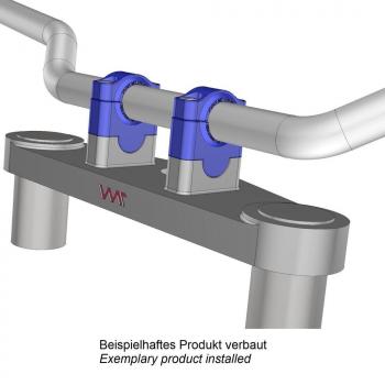 Preview: Handlebar risers 25 mm suitable for BMW K 75 S (K75) 85-94 silver anodized
