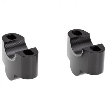 Lenkererhöhung 25 mm passend für Honda CB 500 (PC 26) 93-95 Schwarz Eloxiert