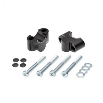 Preview: Handlebar risers 25 mm suitable for Honda CRF 450 R/X/L black anodized