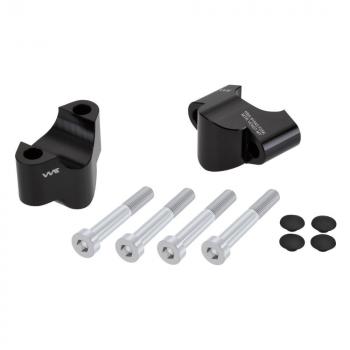 Handlebar risers 25 mm suitable for Husqvarna 701 Supermoto / Enduro 17- black anodized