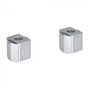 Handlebar risers 25 mm suitable for KTM 1290 Super Adventure silver anodized