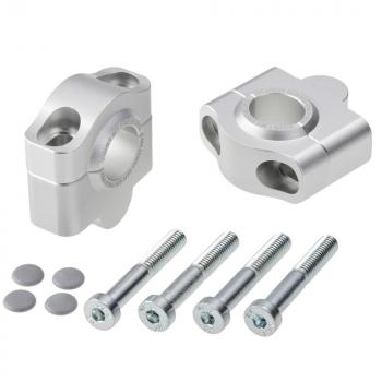 Preview: Lenkererhöhung 25 mm passend für Suzuki V-Strom 1000 from 2013 Silber Eloxiert