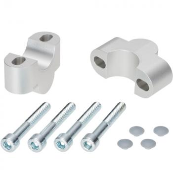 Handlebar risers 25 mm suitable for Triumph Speed Triple 1050 R (2016-2020) silver anodized