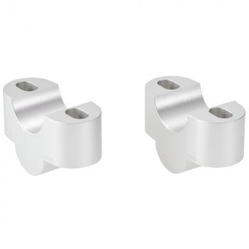 Preview: Handlebar risers 25 mm suitable for Triumph Speed Triple 1050 RS silver anodized