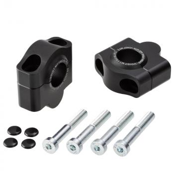 Preview: Handlebar risers 25 mm suitable for Triumph Speed Triple 955 i (595RPT) 00-04 black anodized