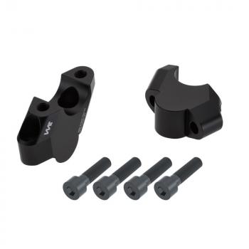 Preview: Handlebar risers 30 mm with offset 17 mm suitable for KTM 250 DUKE black anodized