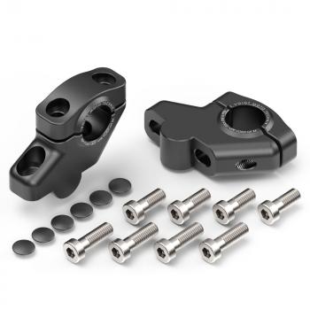 Preview: Handlebar risers 30 mm with offset 21 mm suitable for Triumph Trophy 1200 (T300) 92-93 black anodized