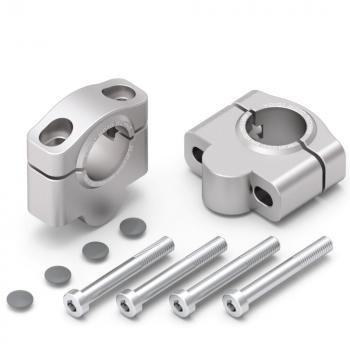 Preview: Lenkererhöhung 30 mm passend für Yamaha MT 125 (RE11 & RE29) 14-19 Silber Eloxiert