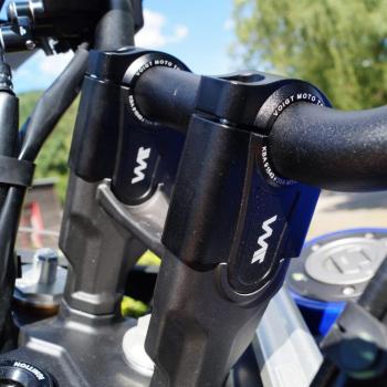 Preview: Lenkererhöhung 50 mm passend für Benelli TRK 502 (P16) 17- Schwarz Eloxiert