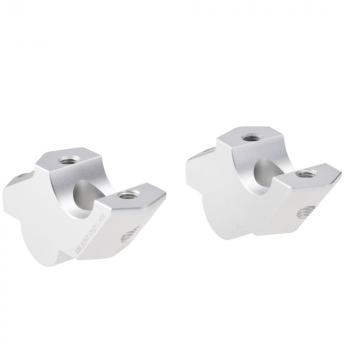 Handlebar risers with offset 30 mm high and 25 mm closer suitable for BMW F 900 GS & Adventure 24-