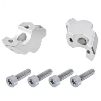 Preview: Handlebar risers with offset 30 mm high and 25 mm closer suitable for BMW F 900 GS & Adventure 24-