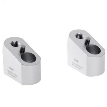 Handlebar risers with offset suitable for Triumph Tiger 1200 and Explorer models 30 mm higher and 20 mm closer 2010-2020