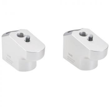 Handlebar risers with offset suitable for Triumph Tiger 1200 and Explorer models 35 mm high and 25 mm closer 2010-2020