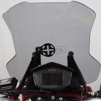 Preview: Halter Navigationsgerät passend für Moto Guzzi V 85 TT - frontal
