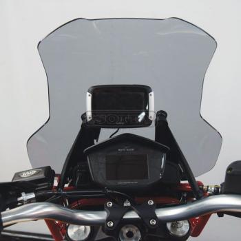 Preview: Halter Navigationsgerät passend für Moto Guzzi V 85 TT - mit Navigationsgerät