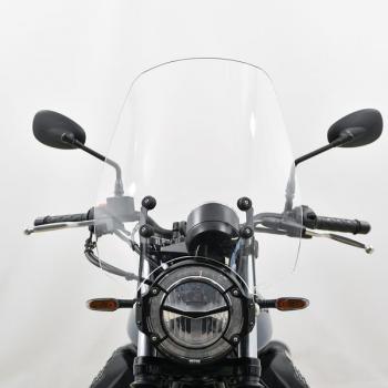 Windschild passend für Moto Guzzi V7 III Stone Night Pack-Höhe 490 mm