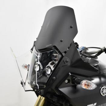 Preview: Klappbarer Scheinwerferschutz passend für Yamaha Tenere 700 (2019-) - Acrylglasscheibe