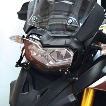Folding headlight protector suitable for BMW F850 GS