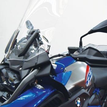 Preview: Windabweiser in Mattschwarz für BMW R1200 GS (2017-18) & BMW R1250 GS