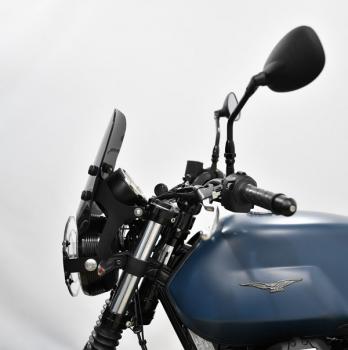 Preview: Windschild passend für Moto Guzzi V7 III Stone Night Pack - Höhe 225 mm