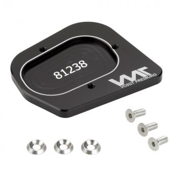 Seitenständerverbreiterung passend für BMW R 1200 GS Adventure, R 1250 GS Adventure und R 1200 GS mit Sportfahrwerk