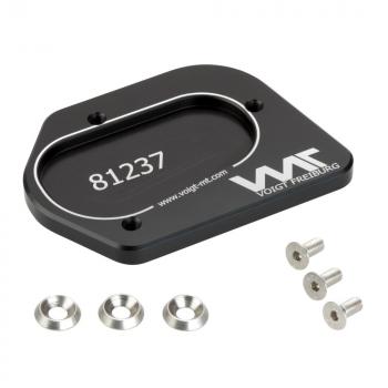 VMT side stand enlarger suitable for BMW R 1200 GS, R 1200 GS Rally und R 1250 GS LC