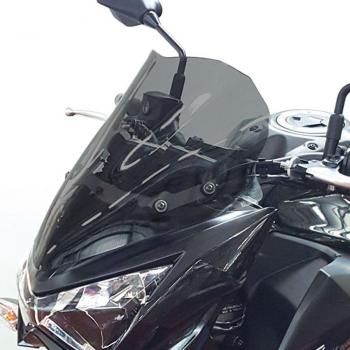 Preview: Windshield suitable for Kawasaki Z800 & Z800e - Height 373 mm
